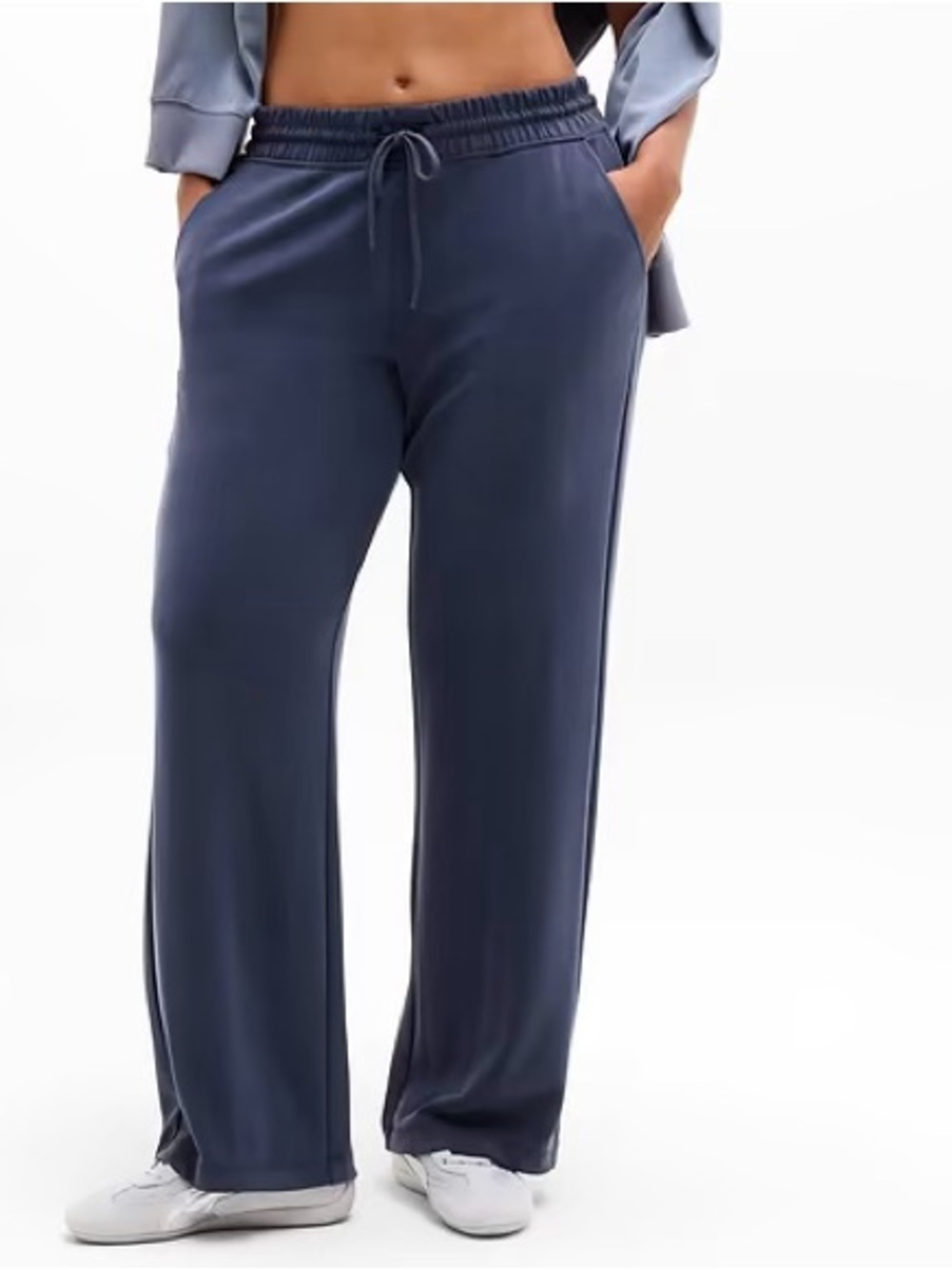 Athleta Seasoft Mid Rise Straight Pants Women’s Size 2X Soft Knit Loungewear